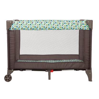Cosco Funsport Compact Portable Playard, Lightweight, Easy Set up, Foldable Baby Playpen with Carry Bag, Butterfly Twirl