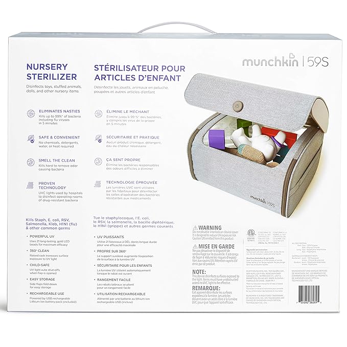 Munchkin® 59S™ UV Cleaning Bag, Grey