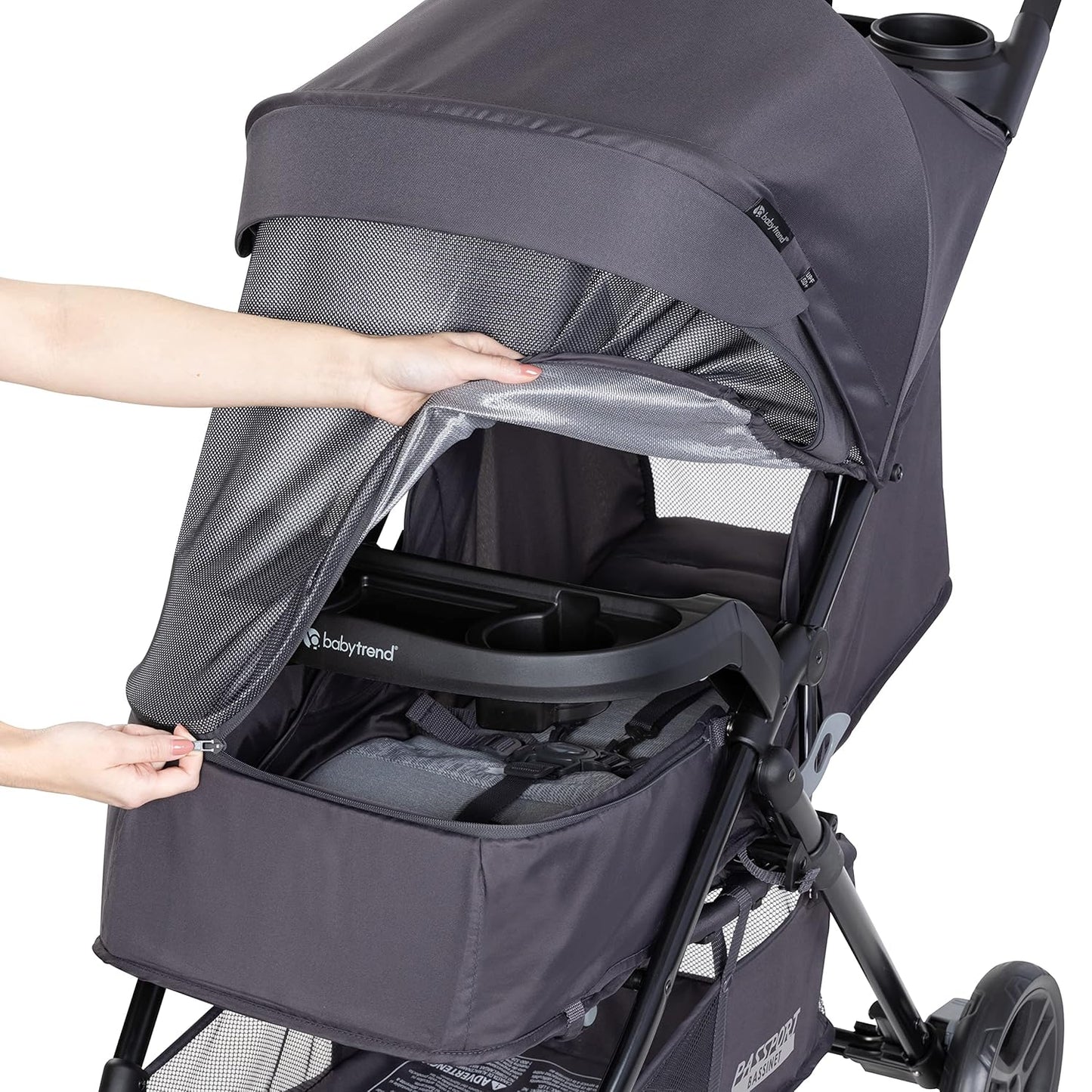 Baby Trend Passport® Cargo Stroller, Fieldstone Grey