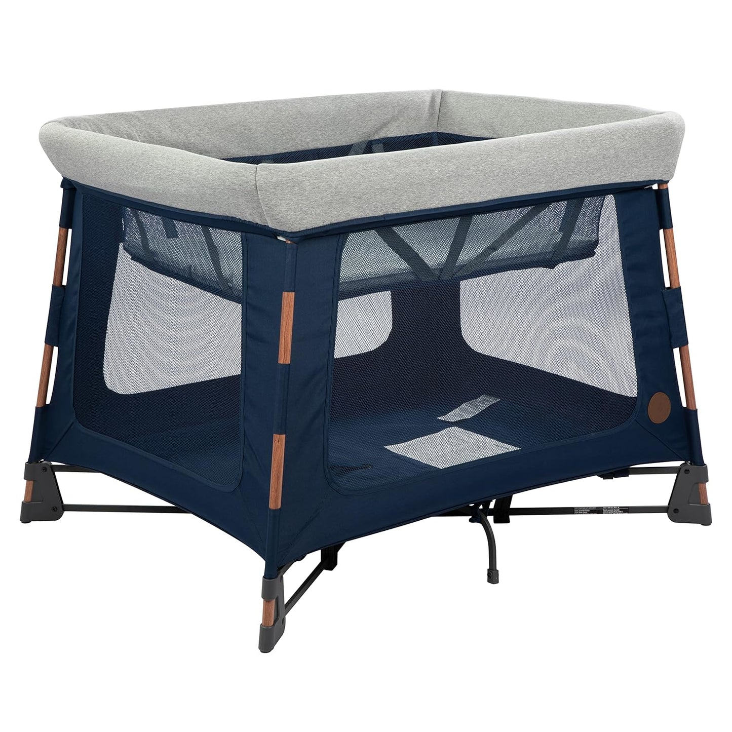 Maxi-Cosi Swift Baby Playard with Mat, Baby Playpen, Play Yard with Bassinet, Portable Playpen for Babies and Toddlers, Classic Oat
