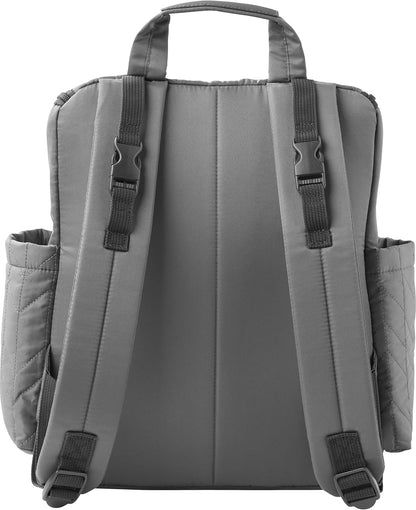 Skip Hop Diaper Bag Backpack: Forma, Multi-Function Baby Travel Bag with Changing Pad & Stroller Attachment, Jet Black