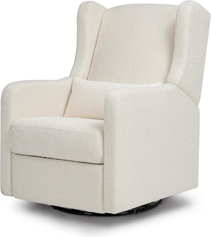 Davinci Carter's Arlo Recliner and Swivel Glider, Water Repellent & Stain Resistant, Greenguard Gold & CertiPUR-US Certified, Performance Forest Green Linen
