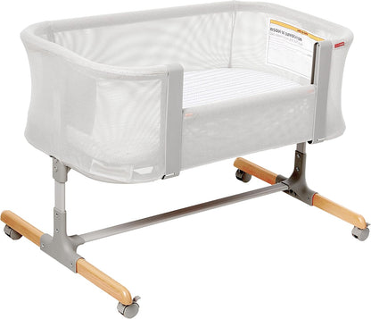 Skip Hop Baby Bassinet, Cozy Up 2-in-1 Bedside Sleeper & Bassinet, Grey