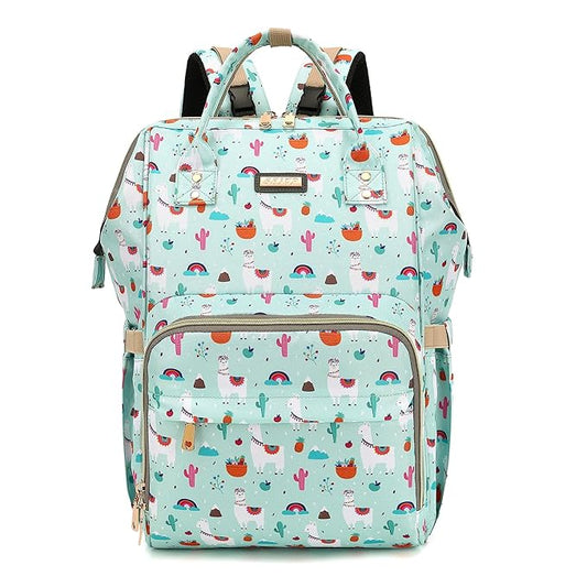GAIVP Diaper Bag Backpack, Diaper Bags for Baby Girls Boys, Baby Bags for Moms Dads, Nappy Changing Bag with Insulated Pockets,Multi-functional Waterproof Backpack with Stroller straps-Green
