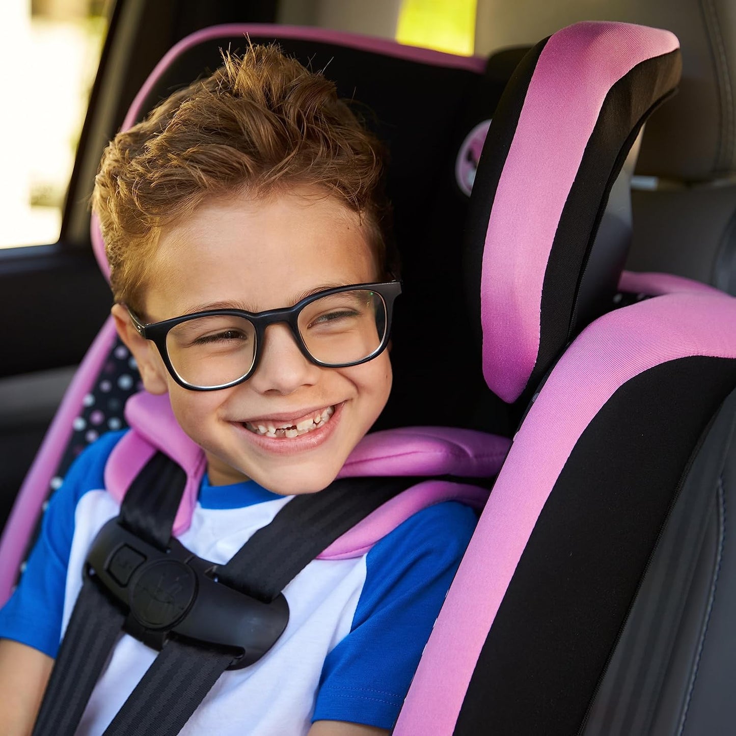 Disney Baby MagicSquad 3-in-1 Harnessed Booster Car Seat, Mickey Blogger