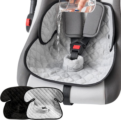 2 Pack Waterproof Piddle Pads Carseat Potty Training Car Seat Protector Waterproof Car Seat Liner Cover to Prevent Pee