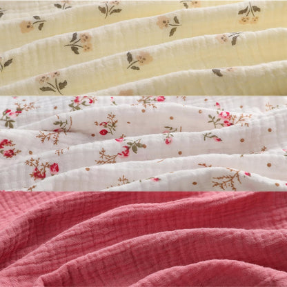Onacosht Muslin Bassinet Sheets 3 Pack, 100% Cotton Baby Fitted Sheet 33" x 19" Compatible with Mika Micky, KoolaBaby (3 in 1), BabyBond, HARPPA and RICUTON Bedside Bassinet, Green, Floral and Cactus
