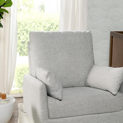 Davinci Juno Swivel Glider in Vanilla, Greenguard Gold & CertiPUR-US Certified