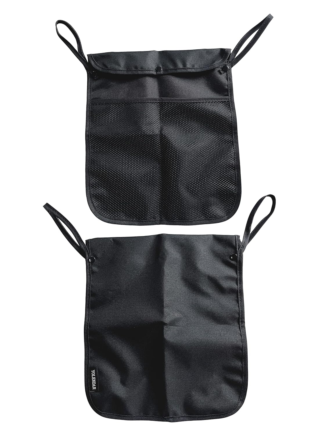 2 PCS PACK Umbrella Stroller Organizer, Black & Sky Blue, Holds water bottles, extra diapers wipes, toddler sweat shirt (Black+Sky Blue)