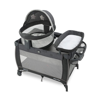 Graco Pack 'n Play Day2Dream Travel Bassinet Playard Features Portable Bassinet Diaper Changer and More (Lo, Lo)