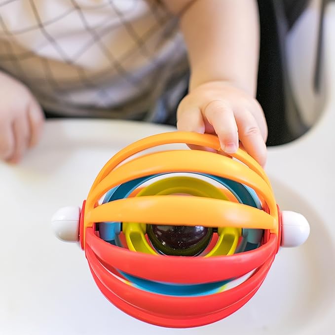 Baby Einstein Sticky Spinner BPA-Free High Chair Activity Toy, Ages 3 Months+