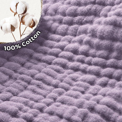 Muslin Bassinet Sheet Compatible with Maxi-COSI Iora & Iora Air Bedside Sleeper - 100% Cotton Rectangular Mattress Pad Cover (33"x20"), Breathable & Soft, Boho (1 Pack Blue)