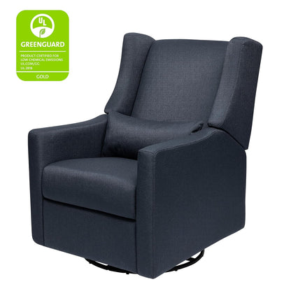 Kiwi Glider Recliner w/Electronic Control and USB | in Almond Teddy Loop w/Light Wood Base, Greenguard Gold Certified