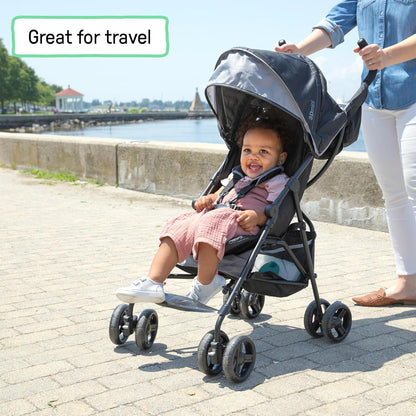 Ingenuity 3D Mini Stroller Rain Cover, Baby Weather Shield for Rain, Wind & Snow, Fits 3D Mini Strollers, Vented Airflow, Clear Visibility, Easy Install & Storage – Clear