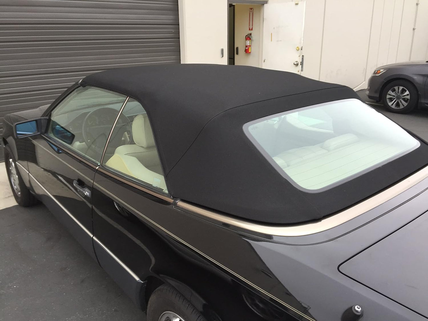 Sierra Auto Tops Convertible Top Replacement for Mercedes 1992-1995 300CE/E320 (W124), TwillFast II Canvas, Black