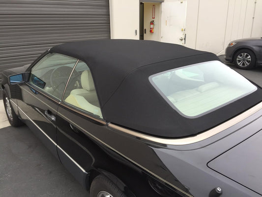Sierra Auto Tops Convertible Top Replacement for Mercedes 1992-1995 300CE/E320 (W124), TwillFast II Canvas, Black