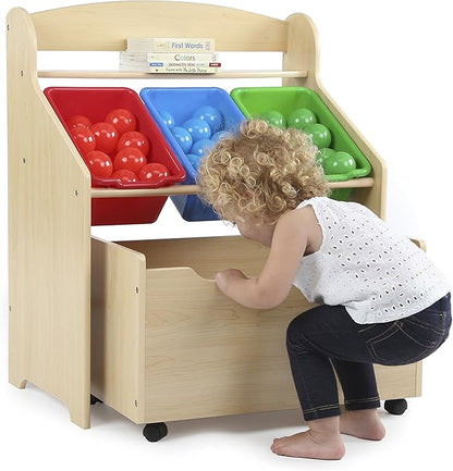 Humble Crew Kids' Store-All Unit, Natural Finish (TB816)