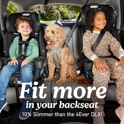 Graco® 4Ever DLX 4 in 1 Car Seat | Infant to Toddler Car Seat, Maven, Adaptable for 10 Years of Use, Size: 20x21.5x24 Inch