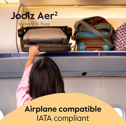 Joolz Aer2 Lightweight Travel Stroller for Baby & Toddler – One-Hand Fold, Compact Carry-On Airplane Approved, Reclining Seat, UPF 50+ Canopy, Travel Pouch, Baby Net – Forest Green