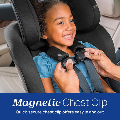 Chicco Fit360 Zip ClearTex Rotating Convertible Car Seat with Fit360 Mirror, 360 Degree Rotation for Rear-Facing and Forward-Facing Usage, Jet/Black
