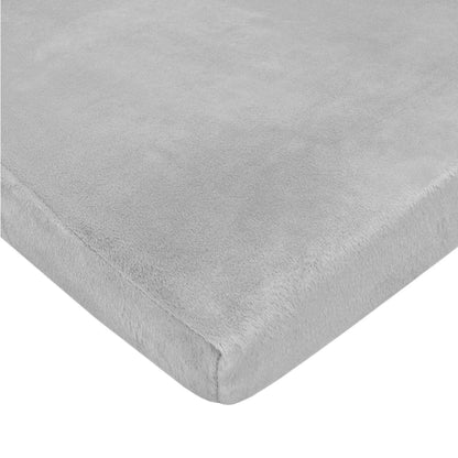 American Baby Company Heavenly Soft Chenille Fitted Pack N Play Playard Sheet 27" x 39", Warm and Cozy Chenille Pack and Play Sheet, White, for Boys and Girls, Fits Most Mini Crib Mattresses
