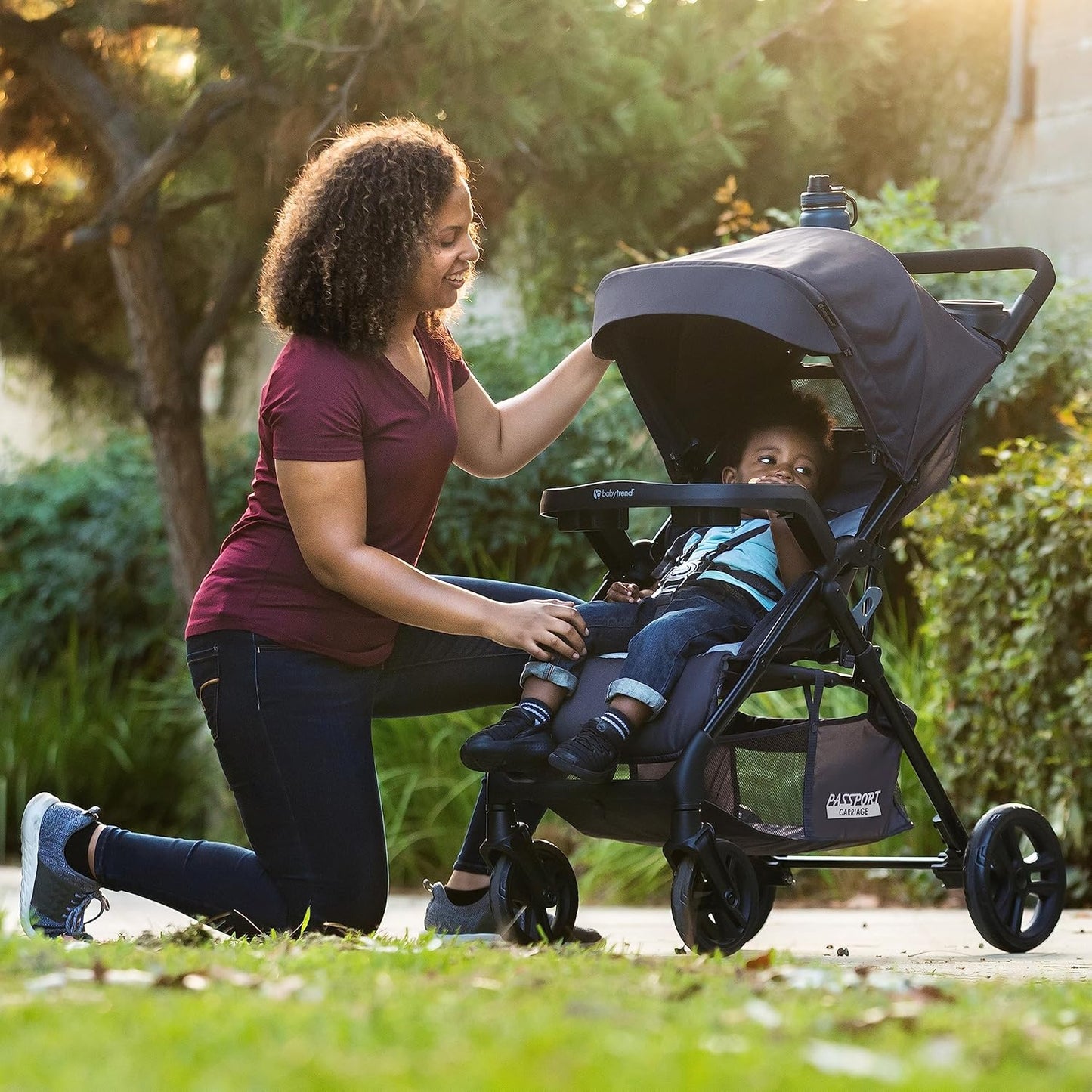 Baby Trend Sonar Cargo 3-Wheel Travel System, Desert Sage