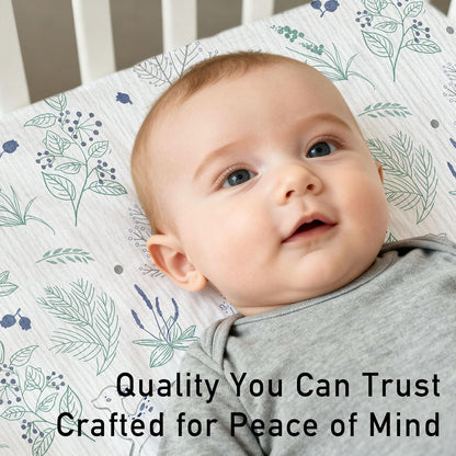 Muslin Bassinet Fitted Sheets 2 Pack, Soft Breathable Cotton Baby Bassinet Mattress Sheet Set, 360° Elastic Snug Fit, Universal for Oval, Rectangle & Hourglass Cradle, Unisex Baby Bedding (Cute Cars)