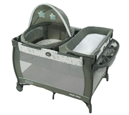 Graco Pack 'n Play Day2Dream Travel Bassinet Playard Features Portable Bassinet Diaper Changer and More (Lo, Lo)