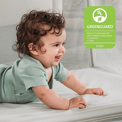 Chicco Alfa Lite Lightweight Travel Playard, Portable Playpen for Babies and Toddlers, Snap-Open/Compact Fold Design, 13 lbs., Baby Travel Essential | Midnight/Navy