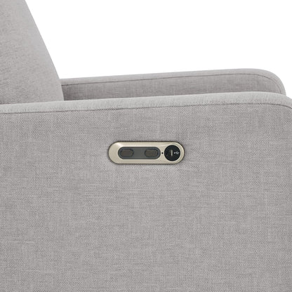 babyGap Harlowe Power Recliner with USB-A and Type-C Ports by Delta Children - Greenguard Gold Certified – Stain-Resistant Performance Fabric is Oeko-TEX Standard 100 Certified, Sand