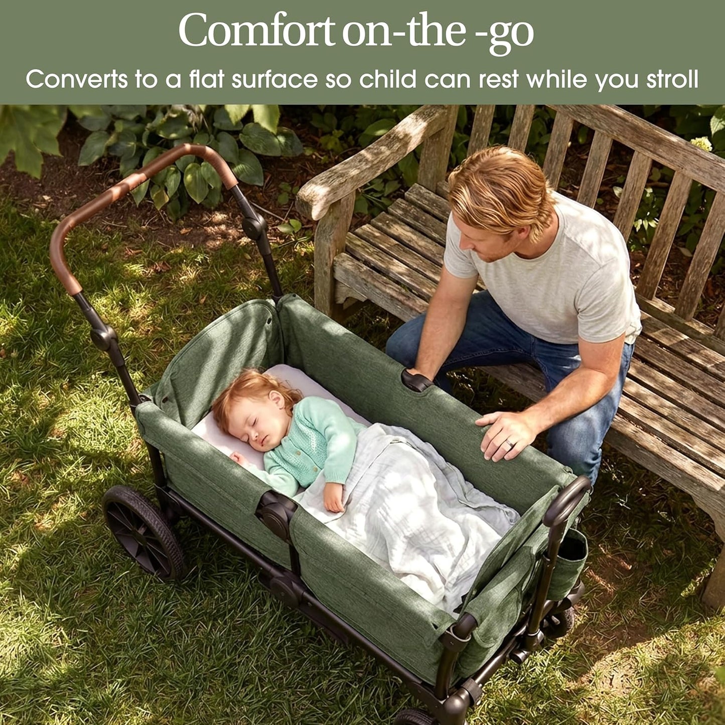 Evolur Velo Rider Travel Stroller – Compact, Lightweight Umbrella Stroller for Toddlers 6–36 Months, One-Hand Fold, Footrest, Rear Platform, 5-Point Harness, Portable & Travel-Friendly