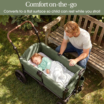 Evolur Velo Rider Travel Stroller – Compact, Lightweight Umbrella Stroller for Toddlers 6–36 Months, One-Hand Fold, Footrest, Rear Platform, 5-Point Harness, Portable & Travel-Friendly
