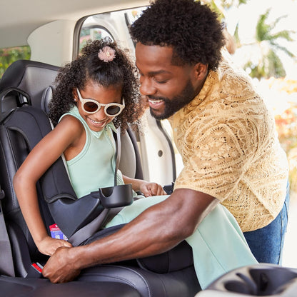 Safety 1st Grand 2-in-1 Booster Car Seat, Converts from High Back to Belt-Positioning Booster, High Back Seat for Kids 40-65, and Belt-Positioning 40-100 Pounds, Capri Teal