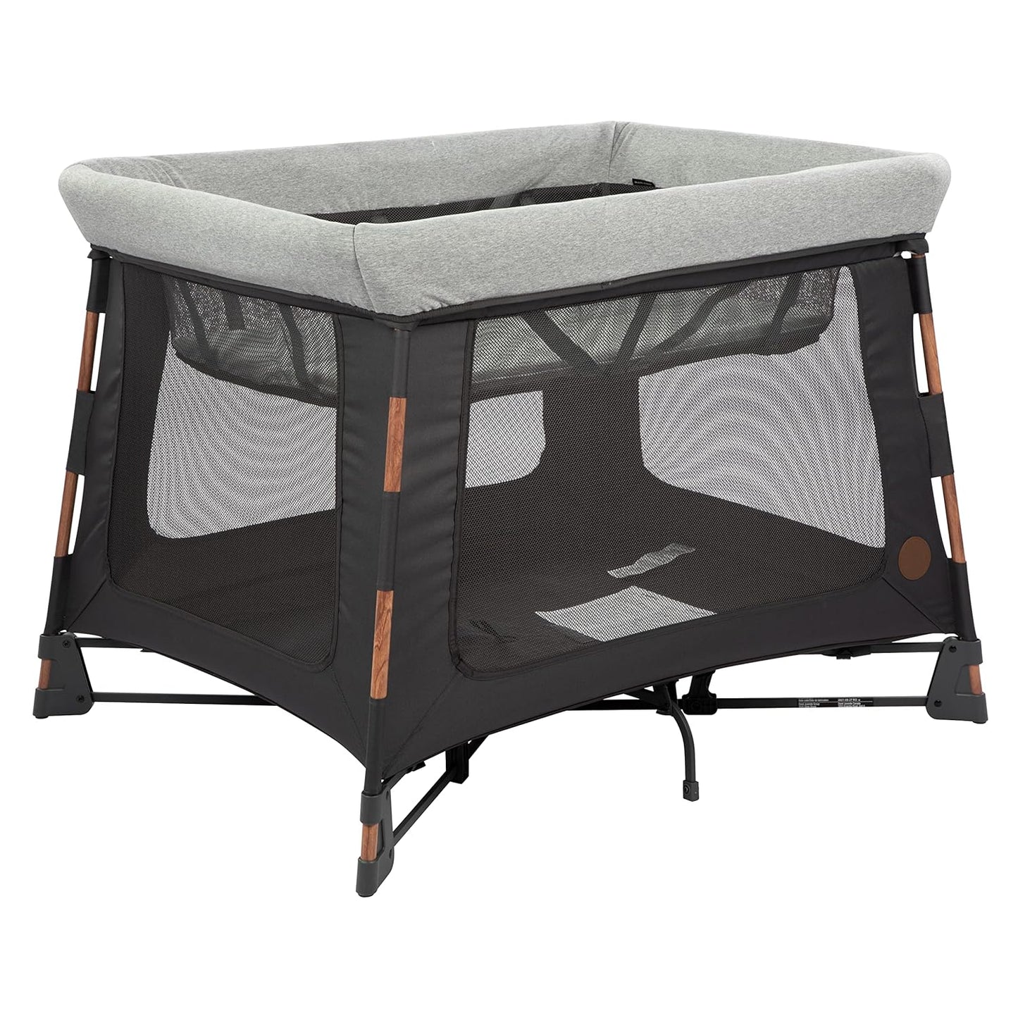 Maxi-Cosi Swift Baby Playard with Mat, Baby Playpen, Play Yard with Bassinet, Portable Playpen for Babies and Toddlers, Classic Oat