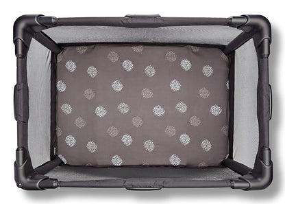4moms Breeze Playard Sheets, Machine Washable, Soft, Plush, Waterproof Fabric, Grey Beads