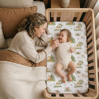 Bedside Sleeper Bassinet Fitted Sheets 20 x 33, 3 Pack Baby Delight Beside Me Dreamer,Babybond,Jimglo,koola,cowiewie,fodoss, Dream On Me Baby Square Bassinet, Pink Animal