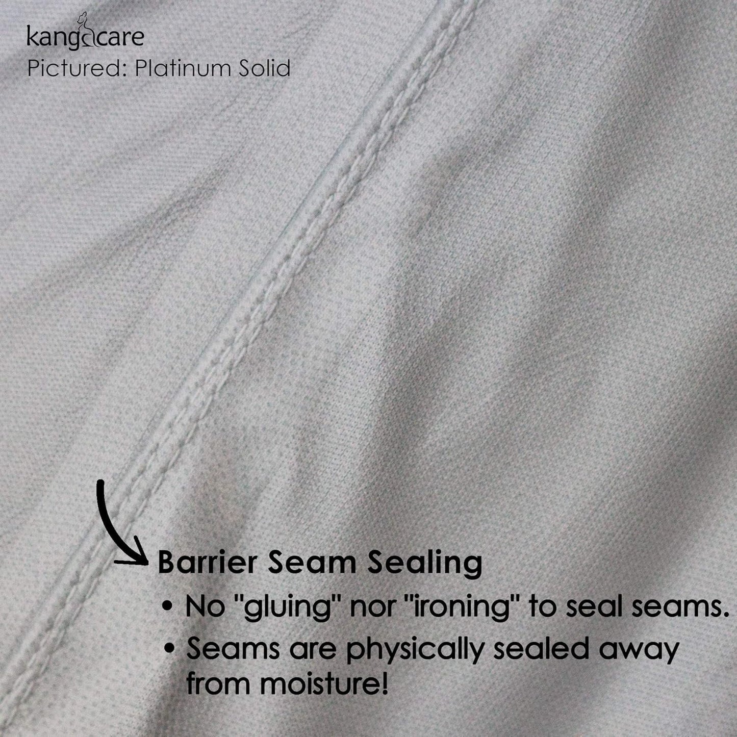 Kanga Care Seam Sealed Drawstring Reusable Diaper Pail Liner Large Barrel Shape 26" height x 51" top x 33" base | Pebble