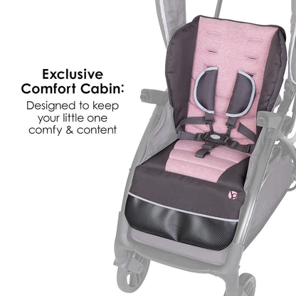 Baby Trend Sit N' Stand® Double 2.0 Stroller, Dash Black