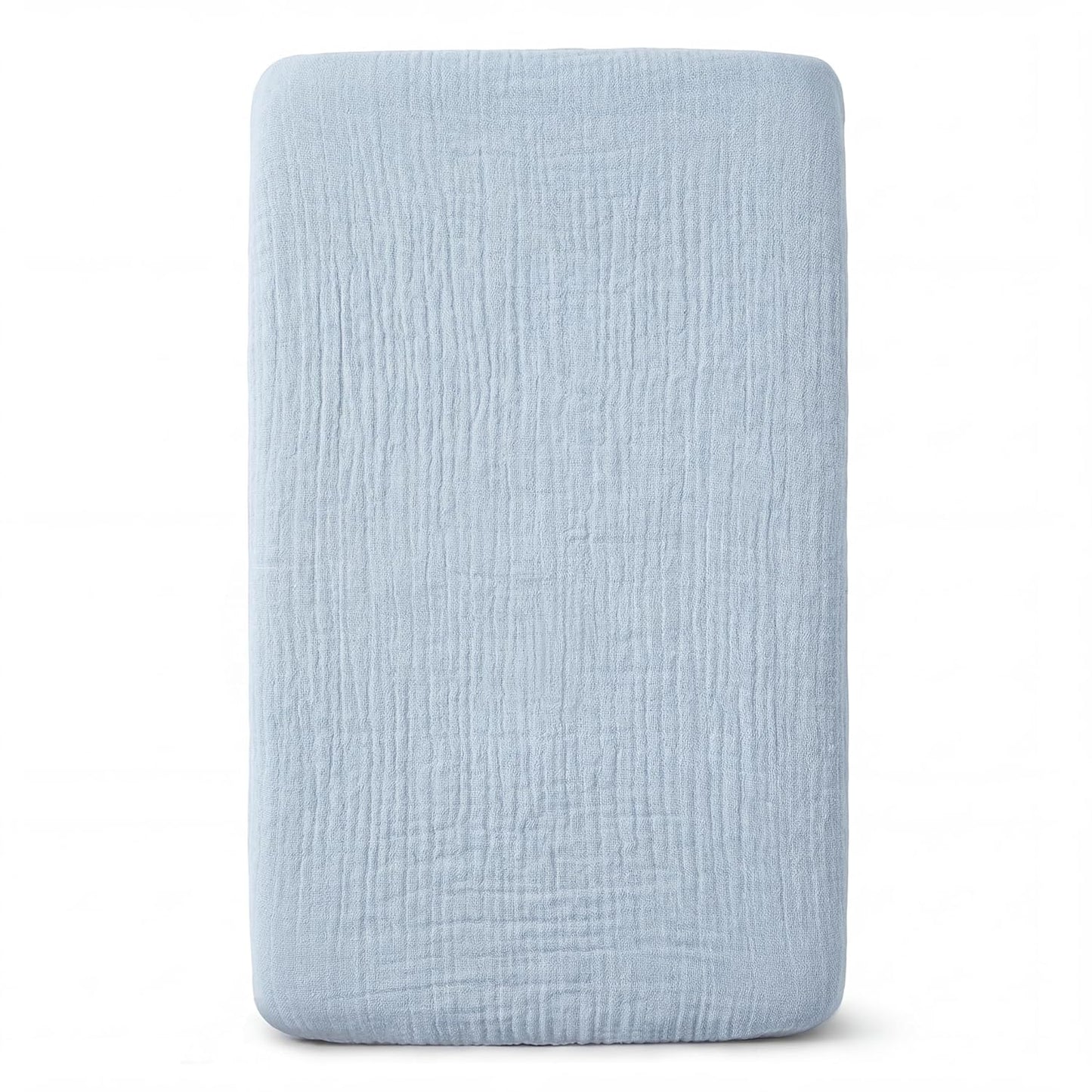 Muslin Bassinet Sheet Compatible with Maxi-COSI Iora & Iora Air Bedside Sleeper - 100% Cotton Rectangular Mattress Pad Cover (33"x20"), Breathable & Soft, Boho (1 Pack Blue)