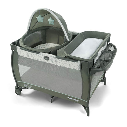 Graco Pack 'n Play Day2Dream Travel Bassinet Playard Features Portable Bassinet Diaper Changer and More (Lo, Lo)