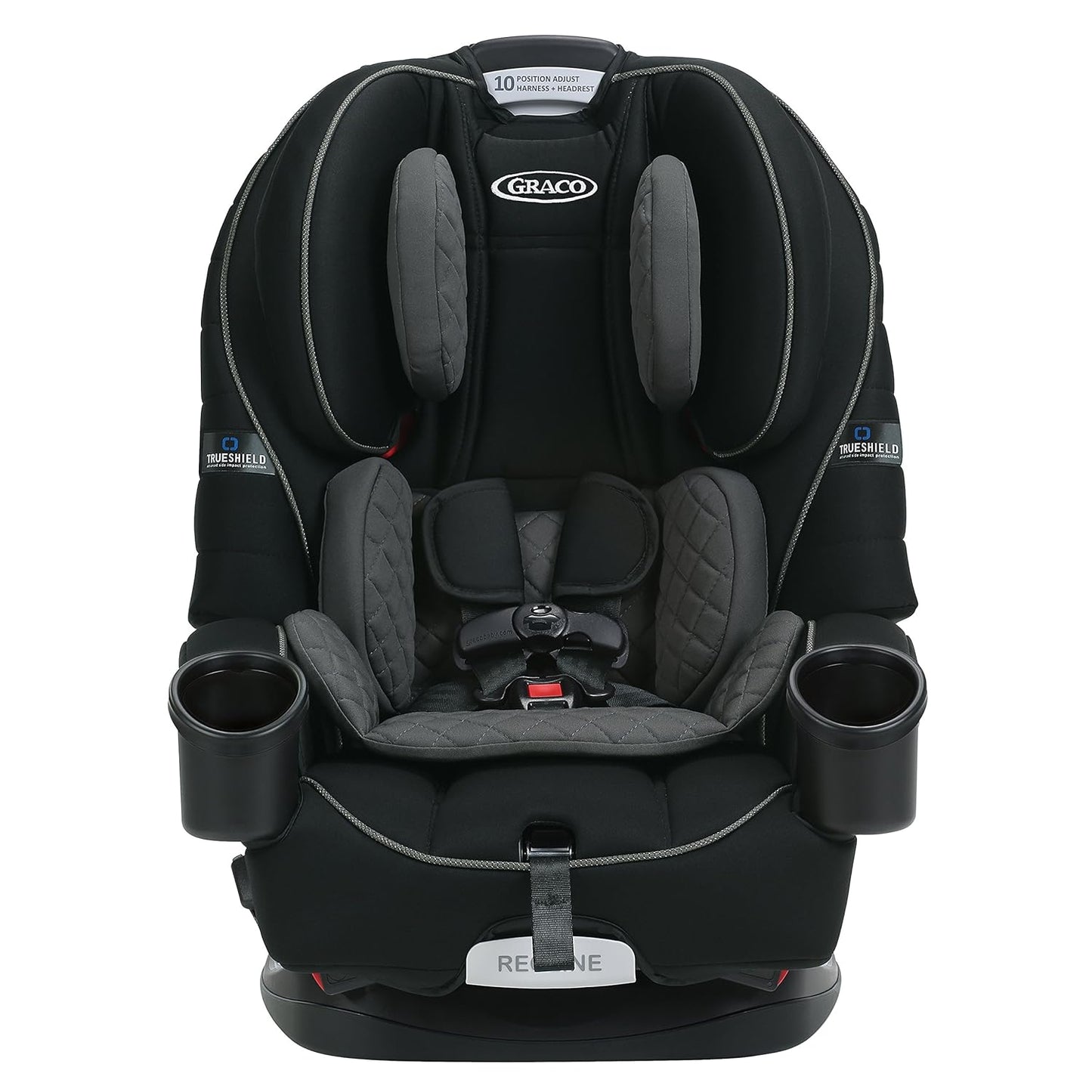 Graco® 4Ever DLX 4 in 1 Car Seat | Infant to Toddler Car Seat, Maven, Adaptable for 10 Years of Use, Size: 20x21.5x24 Inch