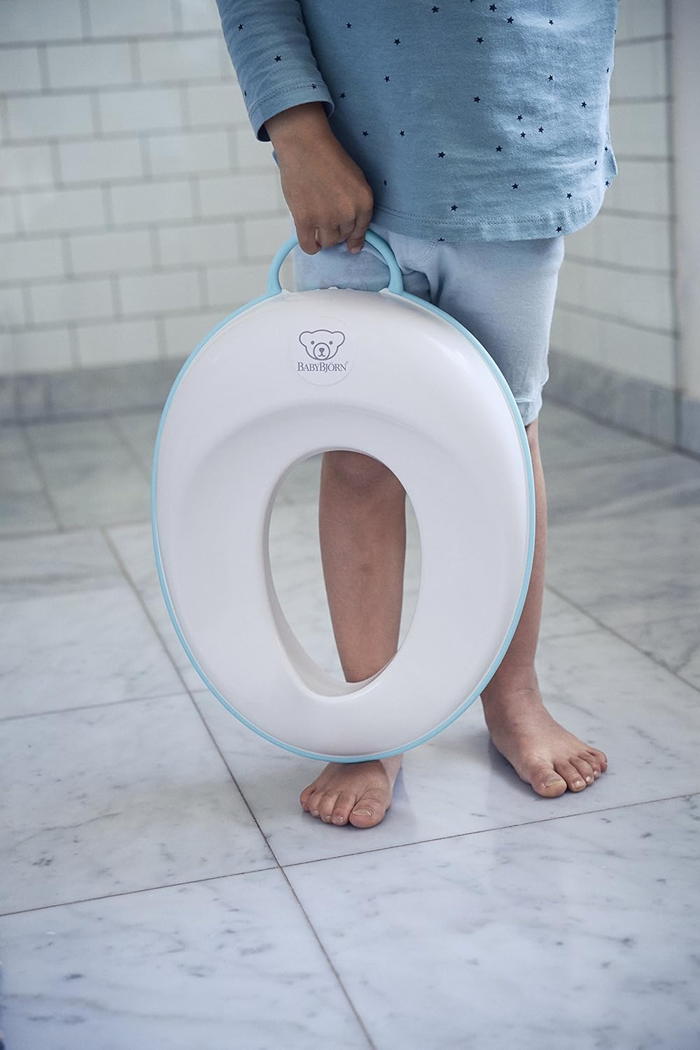 BABYBJORN Toilet Trainer, White/Gray