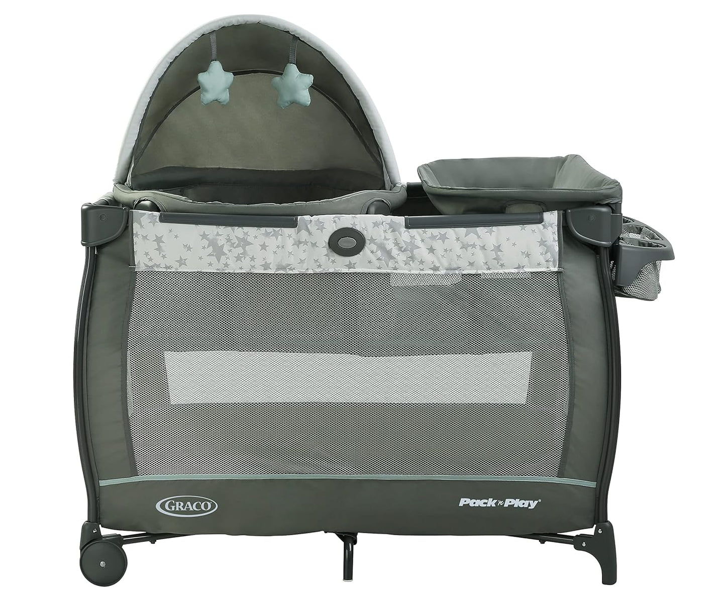 Graco Pack 'n Play Day2Dream Travel Bassinet Playard Features Portable Bassinet Diaper Changer and More (Lo, Lo)