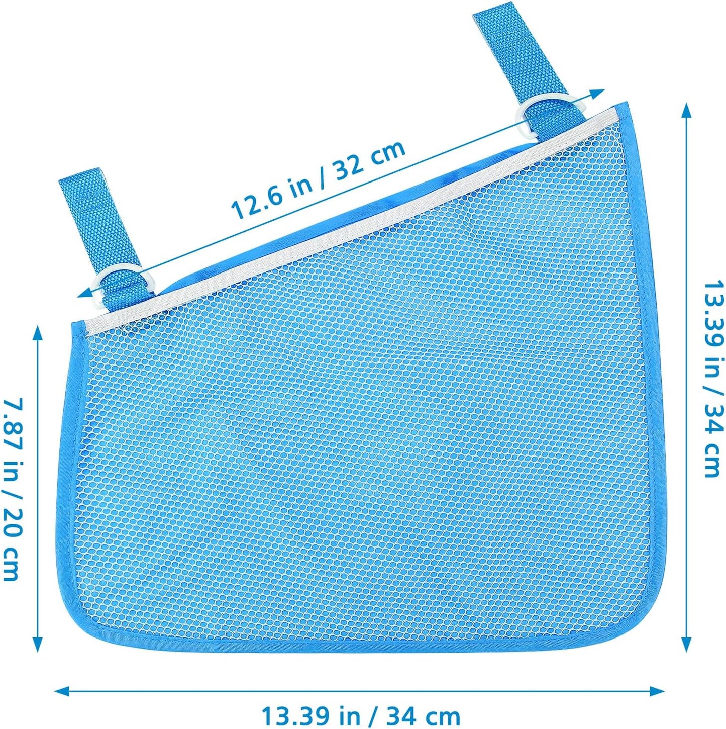 Accmor Universal Stroller Organizer, Side Sling Stroller Organizer, Mesh Cargo Net Stroller Storage Caddy Accessories, Stroller Bag Accessories Fits for Uppababy, Nuna, Baby Jogger, Doona Strollers