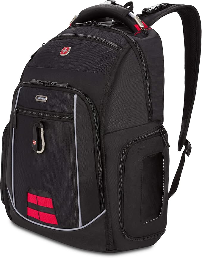 SwissGear Diaper Bag Backpack, Multifunction Travel Backpack, Maternity Baby Changing Bags, Men’s and Women’s - Black