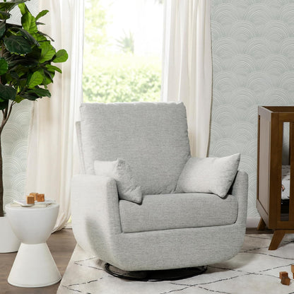 Davinci Juno Swivel Glider in Vanilla, Greenguard Gold & CertiPUR-US Certified