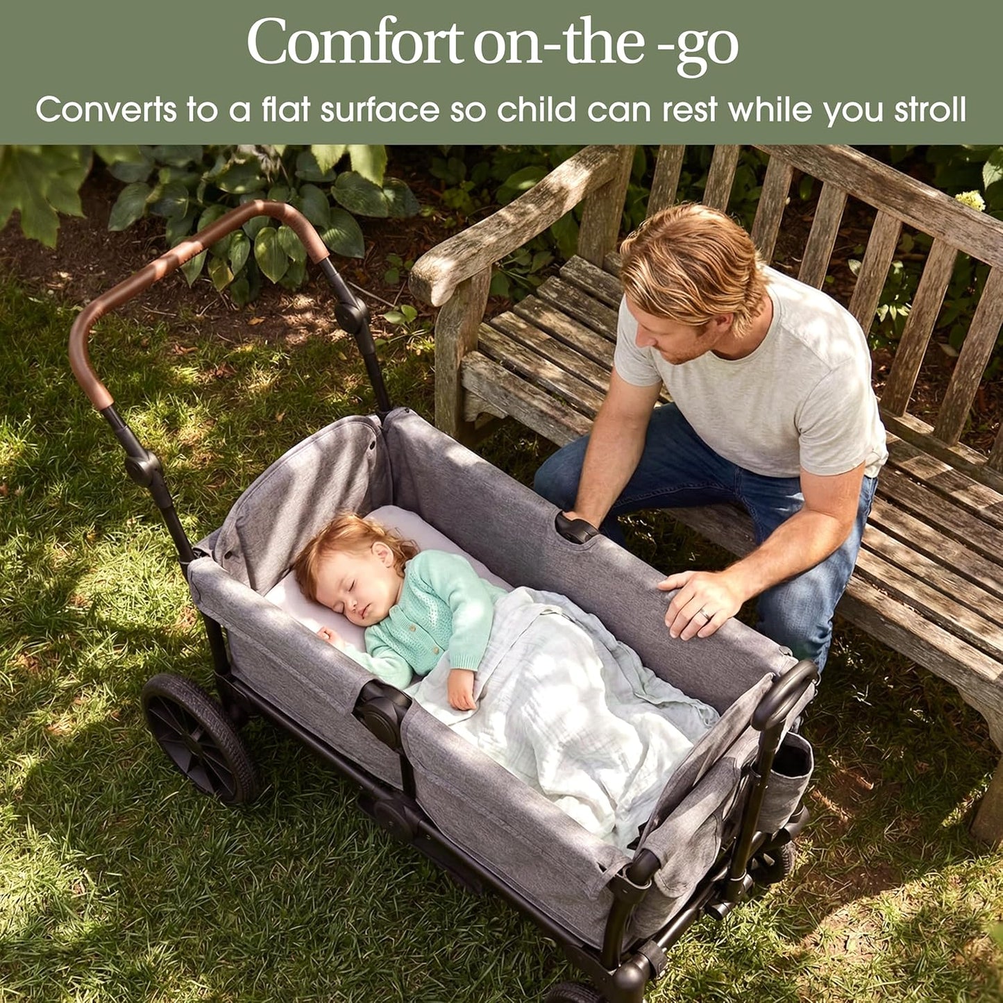 Evolur Velo Rider Travel Stroller – Compact, Lightweight Umbrella Stroller for Toddlers 6–36 Months, One-Hand Fold, Footrest, Rear Platform, 5-Point Harness, Portable & Travel-Friendly