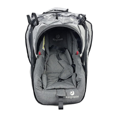 Baby Car Seat Rain Cover Universal Weather Shield Waterproof,Easy Access Zipper,Side Ventilation,EVA Material,Newborn Infant Child Travel Accessories