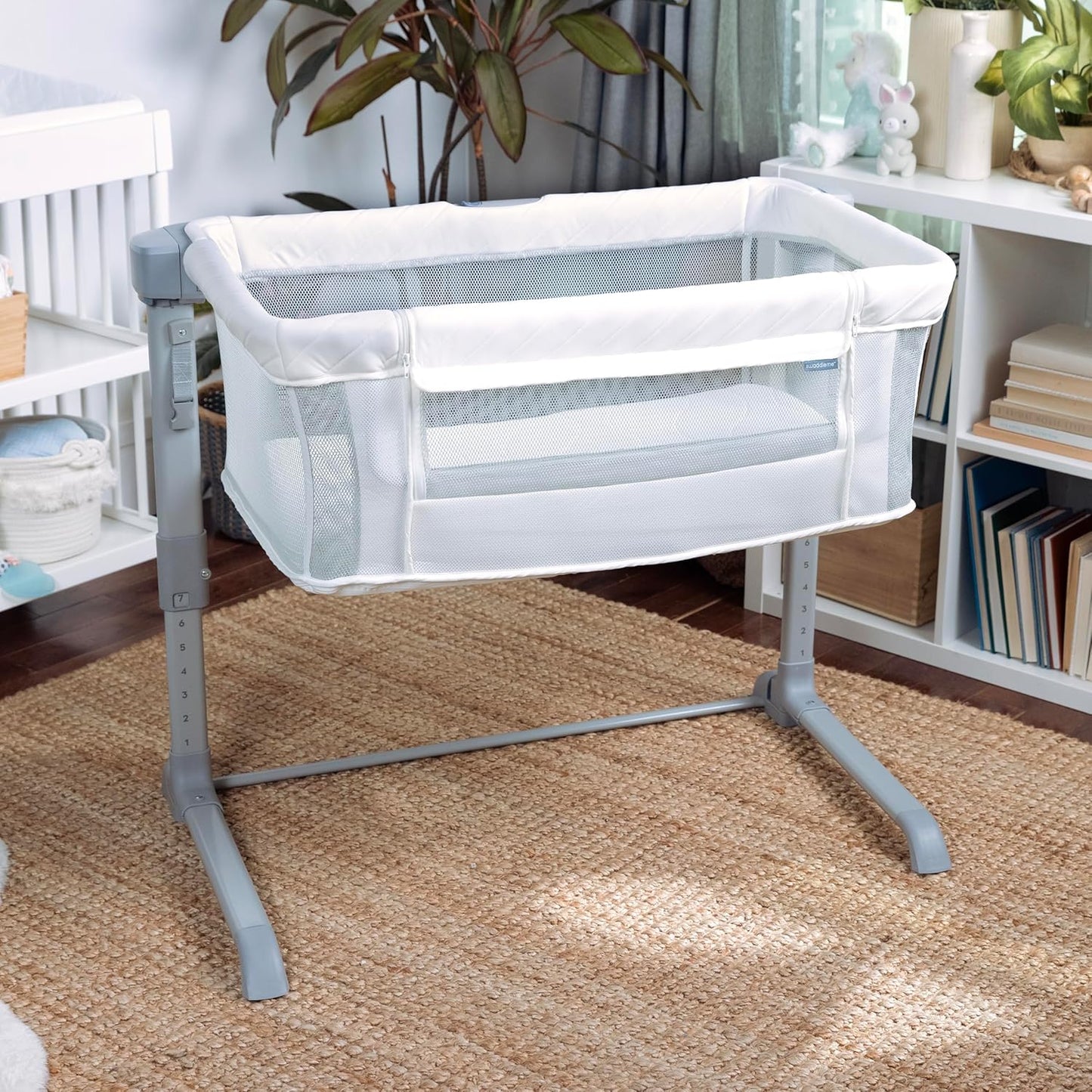 Ingenuity Dream Hero Starlight 3-in-1 Co-Sleeping Bassinet and Crib - Lume (Grey), Unisex, Newborn to 12 Months