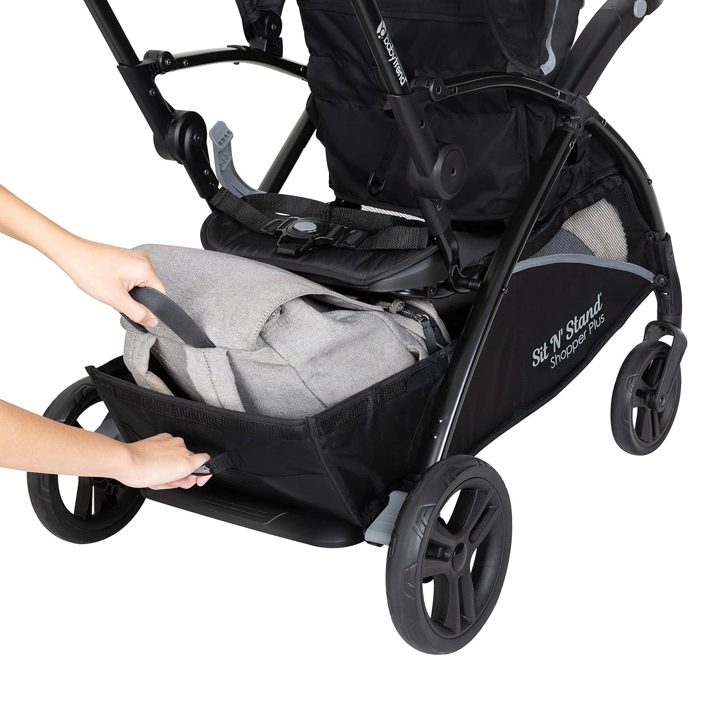 Baby Trend Sit N' Stand® Double 2.0 Stroller, Dash Black